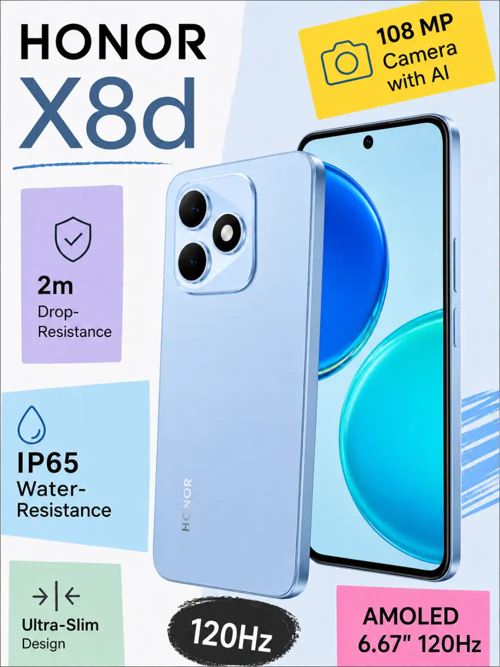 Before honor phone product photo product image