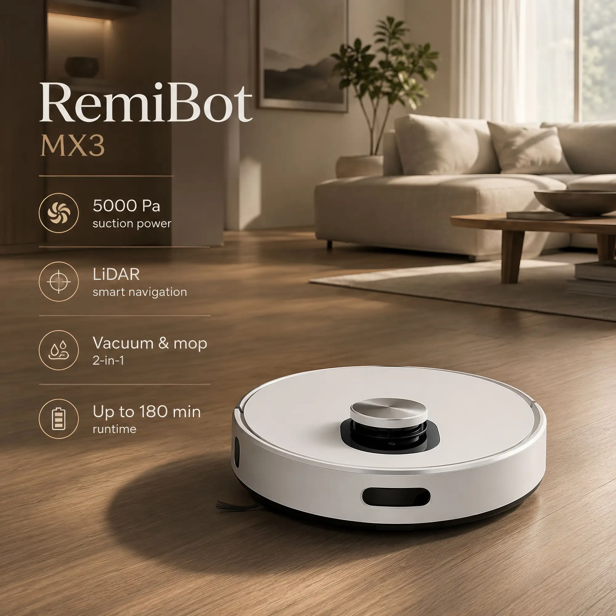 Generated vacuum cleaner marketplace product image example